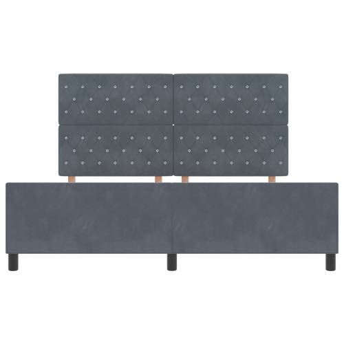 Krevet Okvir Tamnosivi 180x200 cm Baršun Cijena