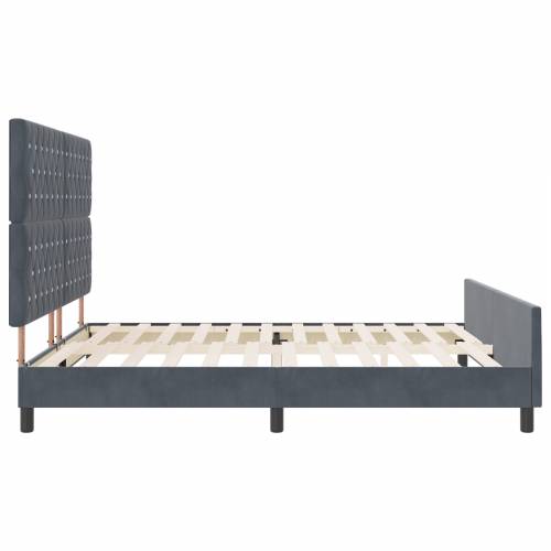 Krevet Okvir Tamnosivi 180x200 cm Baršun Cijena