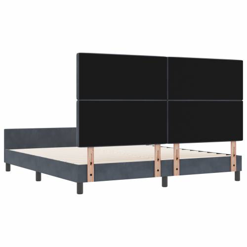 Krevet Okvir Tamnosivi 180x200 cm Baršun Cijena