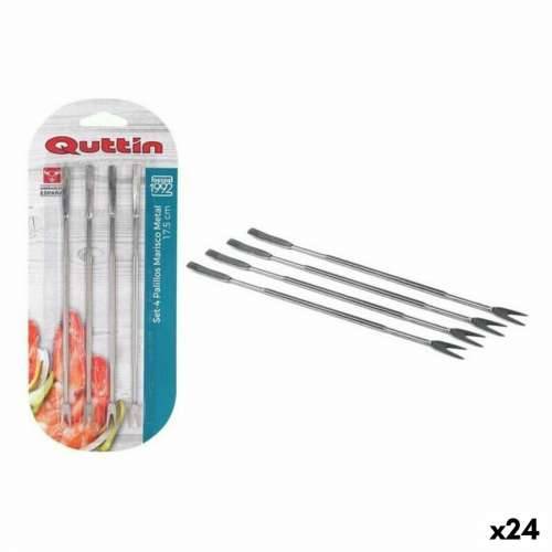 Pribor za Morske Plodove Quttin Metal 4 Dijelovi (4 pcs) Cijena