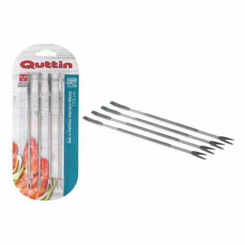 Pribor za Morske Plodove Quttin Metal 4 Dijelovi (4 pcs) Cijena