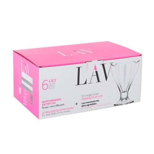 Čaša za sladoled i smoothie LAV Lily 250 ml 6 Dijelovi (4 kom.) Cijena