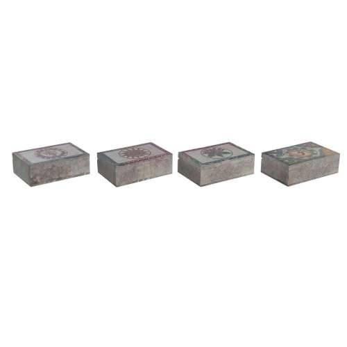 Kutija za nakit DKD Home Decor Pisana Kamen 15 x 10 x 5 cm (4 kom.) Cijena