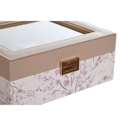 Kutija za satove DKD Home Decor Plava Svetlo roza Kristal 22,5 x 19,5 x 9,5 cm (2 kom.) Cijena