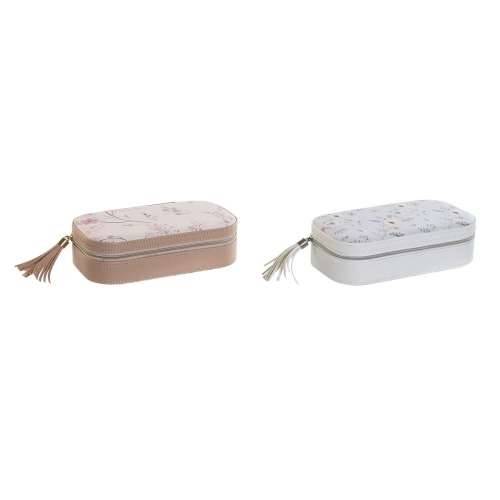 Kutija za nakit DKD Home Decor Plava Siva Deva Svetlo roza Poliuretan Ogledalo 18,5 x 10 x 5 cm (2 kom.) Cijena
