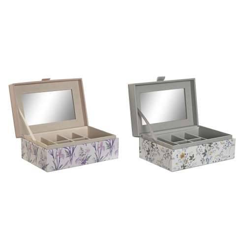 Kutija za nakit DKD Home Decor Bijela Siva Lila Poliuretan 18 x 12,5 x 7,5 cm (2 kom.) Cijena