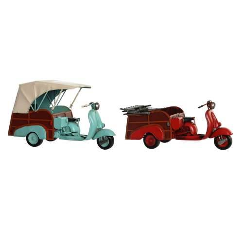 Ukrasna figura DKD Home Decor Plava Crvena Vintage 38 x 16 x 22 cm (2 kom.) Cijena