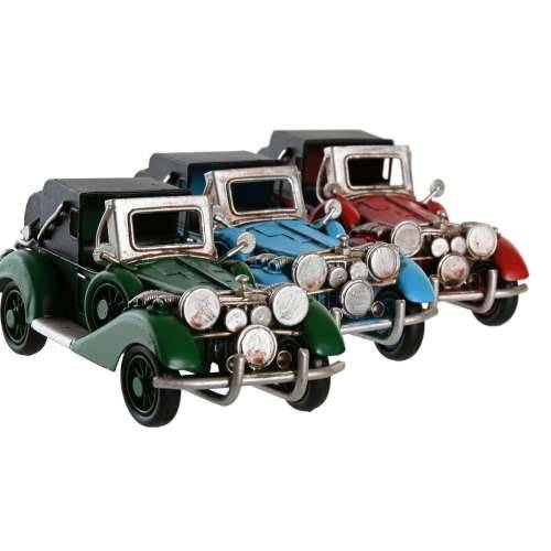 Ukrasna figura DKD Home Decor Plava Crvena Zelena Vintage 16 x 7,5 x 7 cm (3 kom.) Cijena