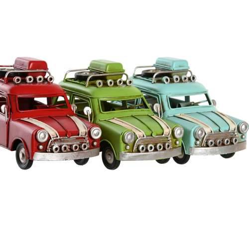 Ukrasna figura DKD Home Decor Crvena Zelena Nebesko plava Automobil Vintage 16 x 7,5 x 9 cm (3 kom.) Cijena
