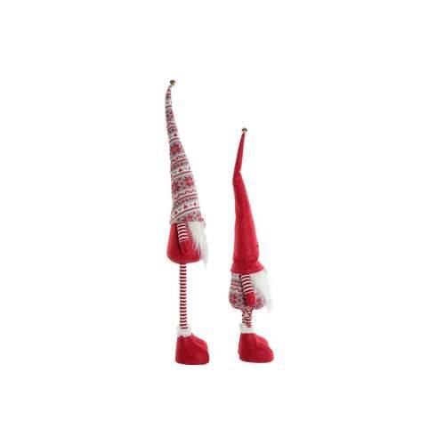 Božićni ukras DKD Home Decor Bijela Crvena Patuljak 14 X 11 X 73 cm (2 kom.) Cijena