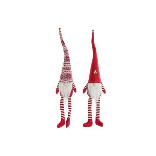 Božićni ukras DKD Home Decor Bijela Crvena Patuljak 10 x 7 x 57 cm (2 kom.) Cijena