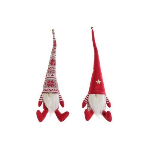 Božićni ukras DKD Home Decor Bijela Crvena Patuljak 10 x 10 x 40 cm (2 kom.) Cijena