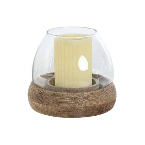 Svijećnjak Home ESPRIT Smeđa Prirodno Kristal Drvo Manga 30 x 30 x 40 cm (2 kom.) Cijena