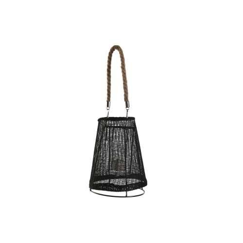 Svijećnjak Home ESPRIT Crna Prirodno Kristal Uže 19 x 19 x 22 cm (2 kom.) Cijena
