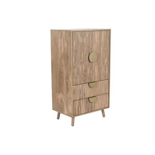 Ormarić Home ESPRIT Smeđa zlatan Drvo Drvo MDF 60 x 40 x 110 cm Cijena