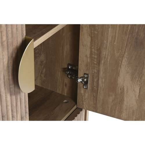 Ormarić Home ESPRIT Smeđa zlatan Drvo Drvo MDF 60 x 40 x 110 cm Cijena