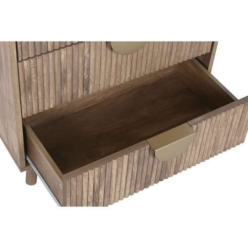 Ormarić Home ESPRIT Smeđa zlatan Drvo Drvo MDF 60 x 40 x 110 cm Cijena