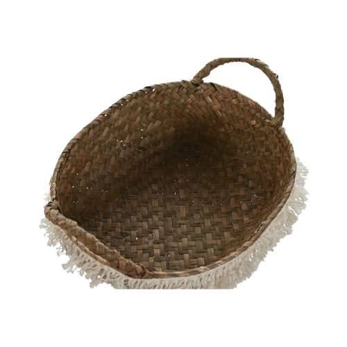 Set košara Home ESPRIT Bijela Prirodno Prirodno vlakno Boho Istrošeno (4 Dijelovi) Cijena