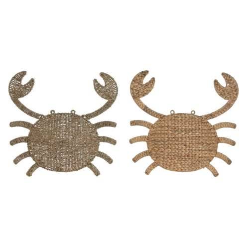 Zidni Ukras Home ESPRIT Prirodno Mediteran 55 x 5 x 53 cm (2 kom.) Cijena
