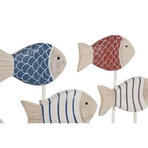 Ukrasna figura Home ESPRIT Plava Bijela Crvena Ribe 17 x 6 x 25 cm (2 kom.) Cijena