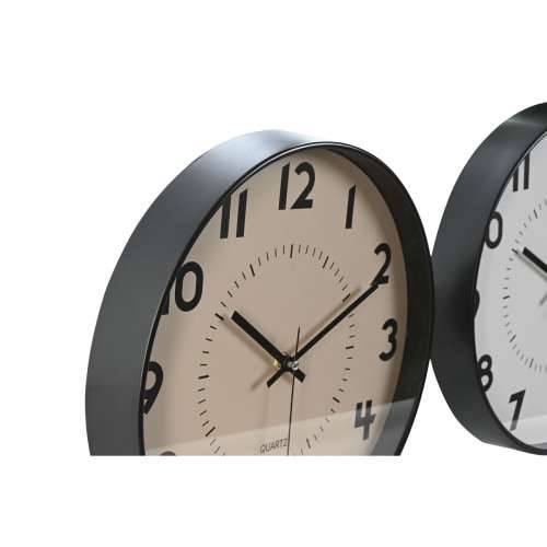 Zidni sat Home ESPRIT Bijela Bež PVC 30 x 4 x 30 cm (2 kom.) Cijena