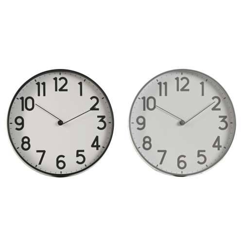 Zidni sat Home ESPRIT Crna Siva PVC 30 x 4 x 30 cm (2 kom.) Cijena