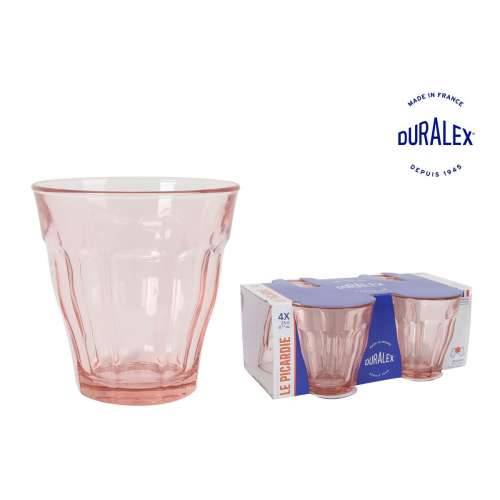 Set Čaša Duralex Picardie Roza 250 ml 4 Dijelovi (12 kom.) Cijena