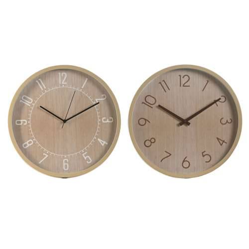 Zidni sat Home ESPRIT Prirodno PVC 40 x 4 x 40 cm (2 kom.) Cijena