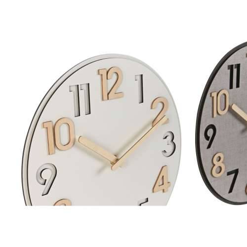 Zidni sat Home ESPRIT Siva Prirodno Drvo MDF 30 x 5 x 30 cm (2 kom.) Cijena