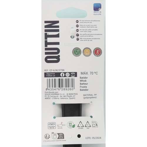 Mutilica sa šipkom Quttin Quttin 31 x 7 x 7 cm Crna (12 kom.) Cijena
