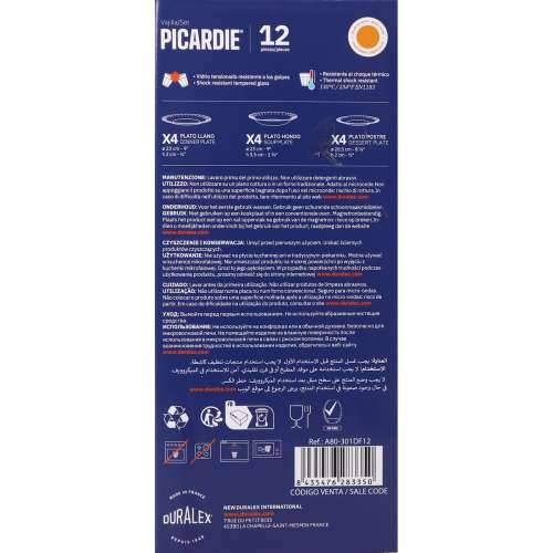 Posuđe za jelo Duralex Picardie 12 Dijelovi (2 kom.) Cijena
