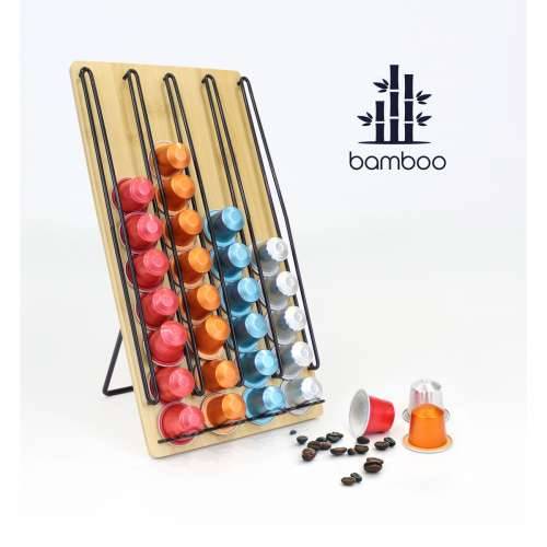 Organizator za Kapsule Kave Quttin Bambus 35 x 18 x 4 cm 40 Kava u Kapsulama (6 kom.) Cijena