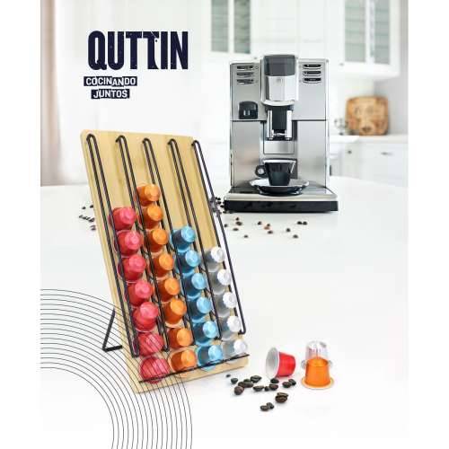 Organizator za Kapsule Kave Quttin Bambus 35 x 18 x 4 cm 40 Kava u Kapsulama (6 kom.) Cijena