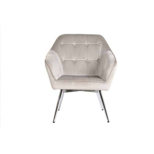 Sjedalo Home ESPRIT Siva Krema zlatan Srebrna Poliester Metal 74 x 74 x 90 cm 74 x 67 x 90 cm Cijena