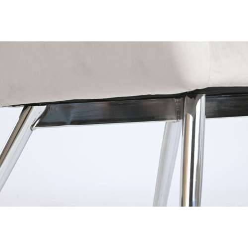 Sjedalo Home ESPRIT Siva Krema zlatan Srebrna Poliester Metal 74 x 74 x 90 cm 74 x 67 x 90 cm Cijena