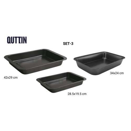Set pladnjeva Quttin 28,5 x 19,5 cm 34 x 24 cm 42 x 29 cm 3 Dijelovi (6 kom.) Cijena
