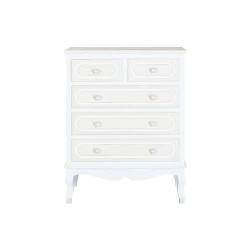 Komoda Home ESPRIT Bijela Bež romantični 80 x 42 x 105 cm Cijena