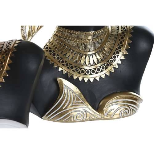 Ukrasna figura Home ESPRIT Bijela Crna zlatan Afrikanka 22 x 11 x 37 cm (2 kom.) Cijena
