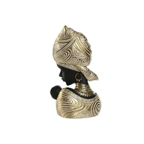Ukrasna figura Home ESPRIT Bijela Crna zlatan Afrikanka 15 x 9 x 25 cm (2 kom.) Cijena