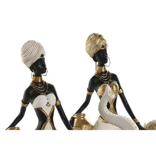 Ukrasna figura Home ESPRIT Bijela Crna zlatan Slon Afrikanka 21 x 11 x 32 cm (2 kom.) Cijena