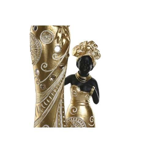 Ukrasna figura Home ESPRIT Bijela Crna zlatan Afrikanka 10 x 7 x 31 cm (2 kom.) Cijena