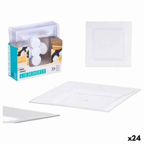 Set tanjura Leknes CK80668-2-T Providan polistiren Plastika 20,3 x 1,5 x 20,3 cm (24 kom.) Cijena