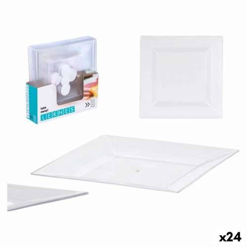 Set tanjura Leknes CK80668-1-T Providan polistiren Plastika 27,3 x 2,3 x 27,3 cm (24 kom.) Cijena