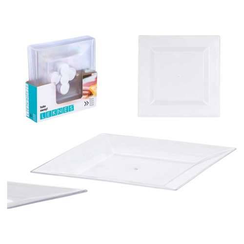 Set tanjura Leknes CK80668-1-T Providan polistiren Plastika 27,3 x 2,3 x 27,3 cm (24 kom.) Cijena