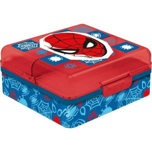 Kutija za Ručak s Pretincima Spider-Man CZ11274 Pisana Plastika Cijena
