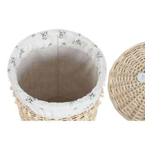 Košara za prljavo rublje Home ESPRIT Prirodno ispleten od pruća Shabby Chic 45 x 45 x 55 cm 3 Dijelovi Cijena