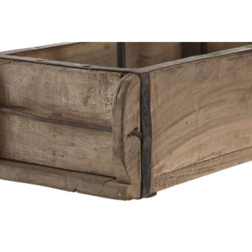 Svijećnjak Home ESPRIT Prirodno Željezo Tikovina 60 x 15 x 14 cm Cijena