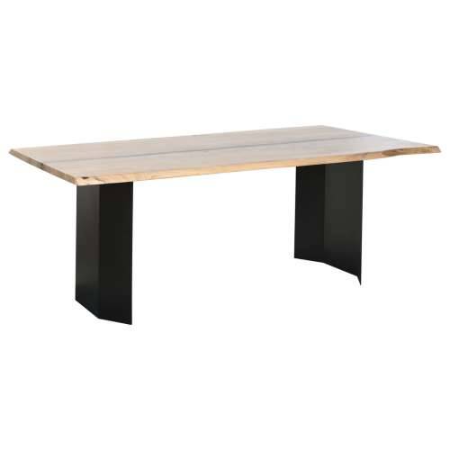 Blagavaonski stol Home ESPRIT Metal Drvo akacije 200 x 100 x 76 cm Cijena