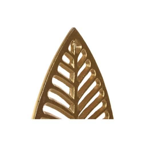 Ukrasna figura Home ESPRIT Bijela zlatan Biljni list 19 x 7,5 x 62 cm Cijena