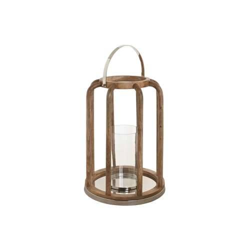 Svijećnjak Home ESPRIT Smeđa Srebrna Prirodno Kristal Drvo Manga 30 x 30 x 42 cm Cijena